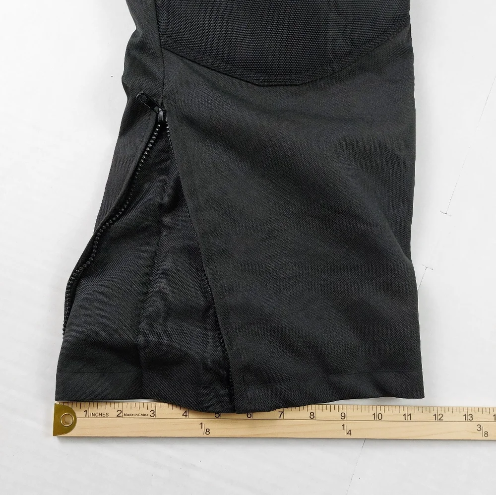Xtreemgear Motorcycle Pants Mens Black 32x28.5 Cordura Scotchlite Waterproof